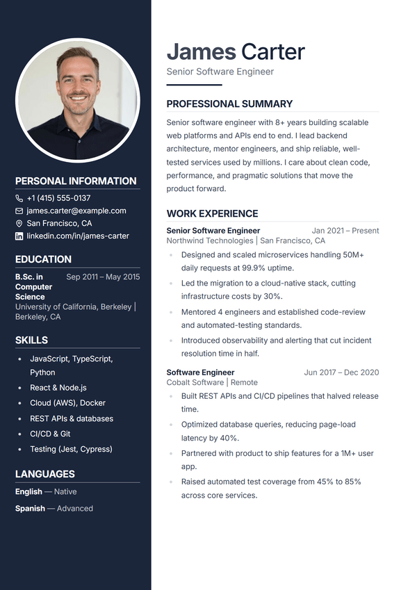 Executive — CV template