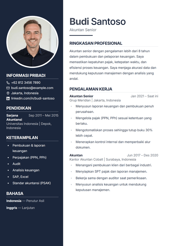 Executive — templat CV