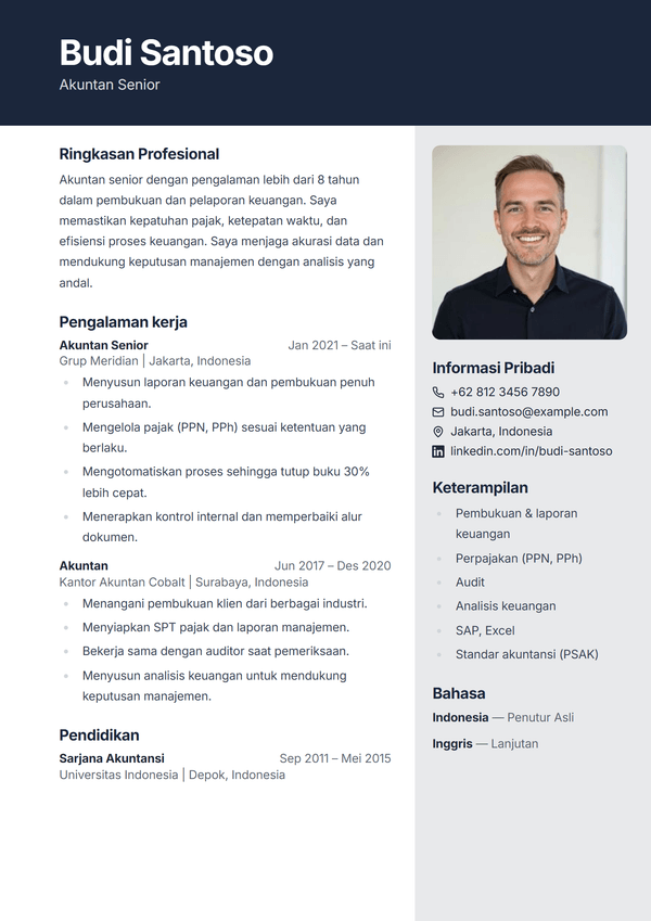 Horizon — templat CV