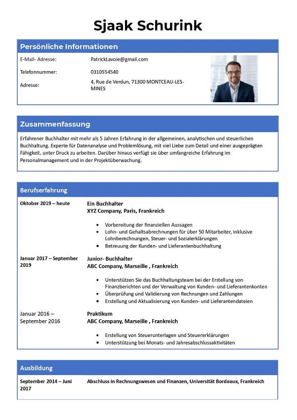 tabellarischer lebenslauf vorlage word kostenlos