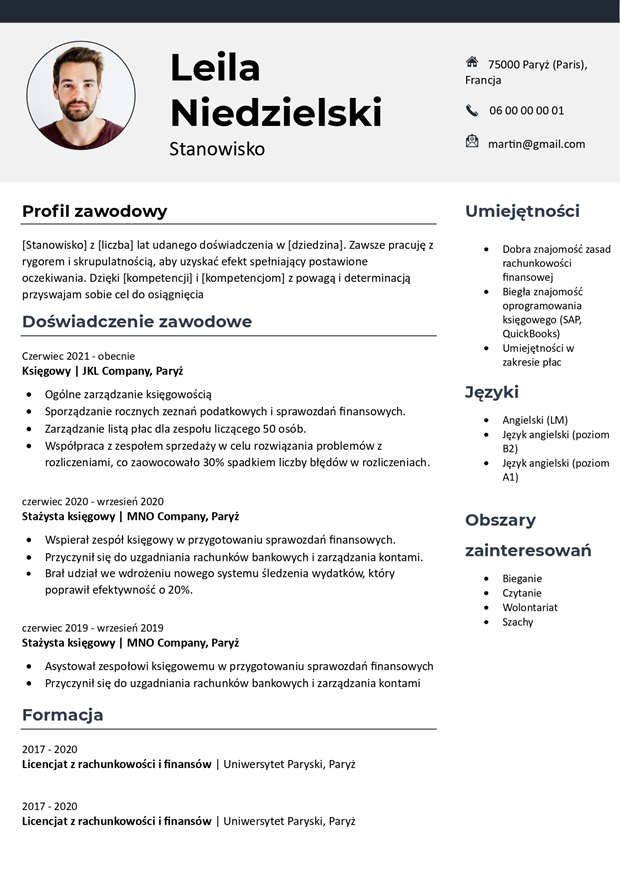 Wzór CV