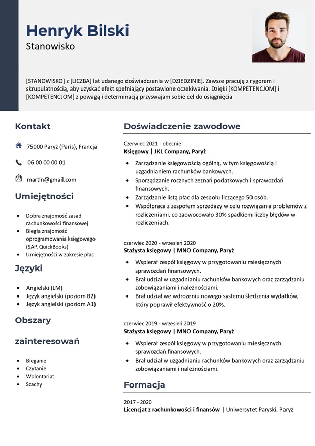 Wzór CV