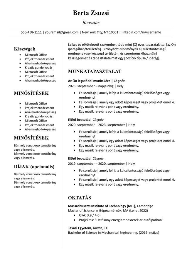 cv sablon