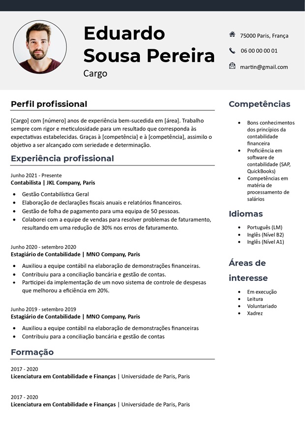 Modelo de curriculo atualizado